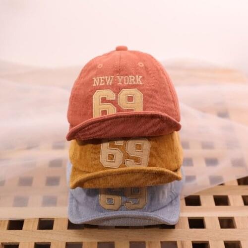 1-2 Years Old Kids Boy Girl Cap Embroidered Alphabet Bonnets Korean Version 6-12 Months Baby Baseball Caps Unisex Snapback Hats