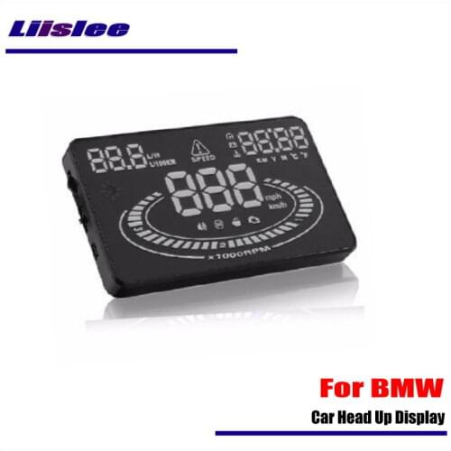 For BMW X1/X3/X5/X6 2010-2018 Car OBD AUTO HUD Electronic Head Up Display Saft Driving Screen Projector - Reflecting Windshield