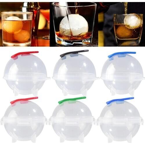 Round Ball Ice Cube Mold DIY Ice Cream Maker Ice Cube Ball Maker Mold Whiskey Ice Tray Bar Tool Random Round Ball Ice Cube Mold
