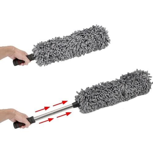 LEEPEE Vehicle Dust Clean Adjustable Soft Microfiber Cleaner Universal Washing Tool Care Auto Dirt Polishing Car Duster Brush