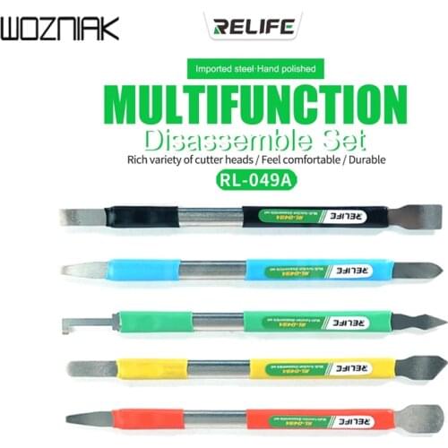 RELIFE RL-049A Double-headed multi-function prying knife for iphone Android Remove the glass back cover Tin scraping knife