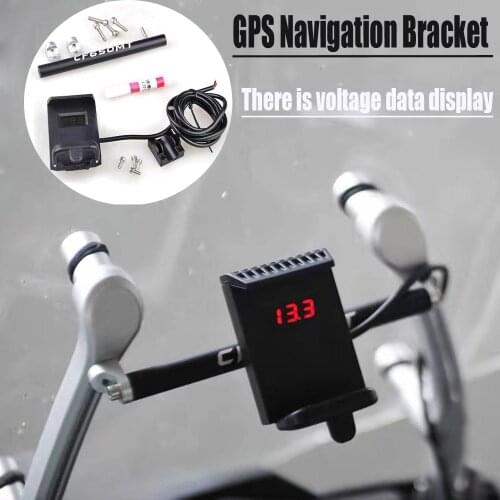 Motorcycle USB GPS Navigation Bracket Shockproof With Voltage Mobile Phone Holder FOR CF MOTO 650MT 650 MT MT650 CF650MT