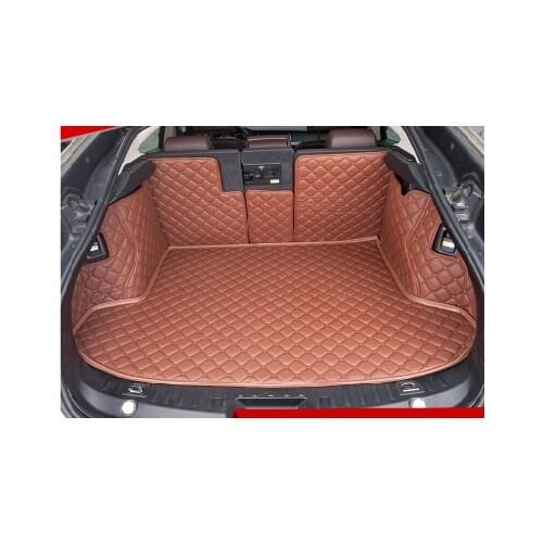 Non Slip Easy Clean Wholy Surrounded No Ordor Special Car Trunk Mats for 520i GT F07 Waterproof Durable Boot Carpets
