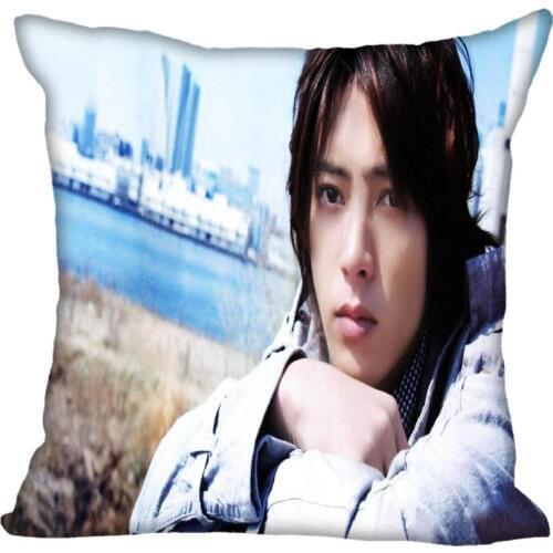 New custom Yamashita Tomohisa square pillowcases zipper Custom Pillowcase one side Custom your image gift