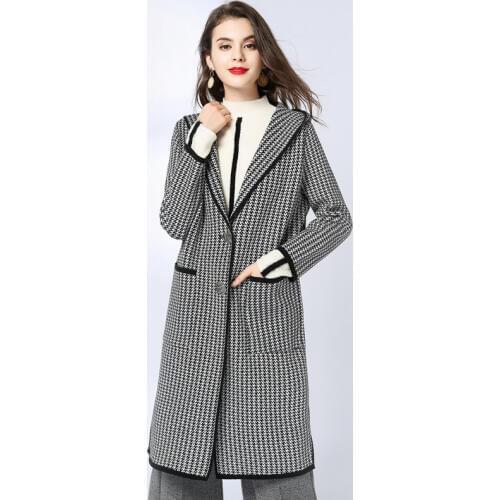 Wool blend coat women cashmere winter female long luxury coats woman winter 2018 female ladies womens blend coat AA4330