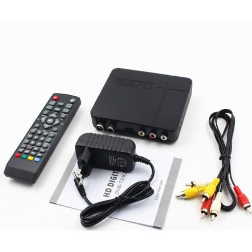 Signal Receiver of TV Fully for DVB-T Digital Terrestrial DVB T2 H.264 DVB T2 Timer no Supports for Dolby AC3 PVR