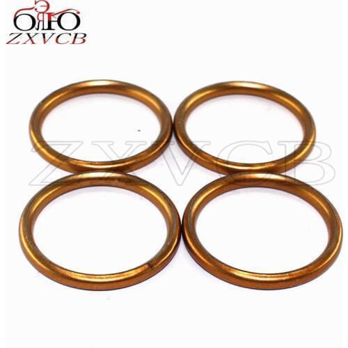 4pcs FOR HONDA GL1500SE GOLD WING SE 1990-1992 GL1500I INTERSTATE 1991-1993 GL1500 1988 1989 1990 Exhaust Pipe Gasket