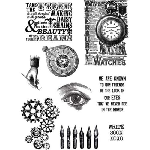 Take The Time Clear Stamps Scrapbook Paper Craft Clear stamp scrapbooking A0523
