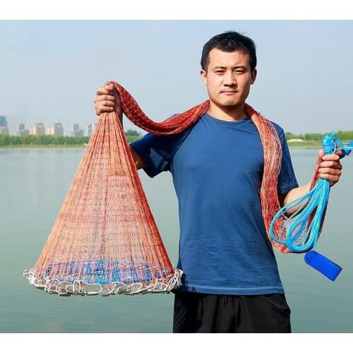 Landing Net Fish Cast Net Network for Freshwater Saltwater Fishing Tools