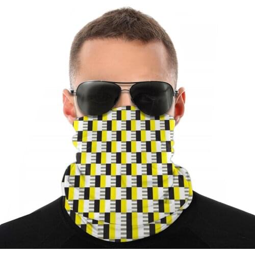 Black Gray Yellow Magic Scarf Neck Face Mask Men Women Fashion Neck Warmer Seamless Bandanas Protective Headband Biking Camping
