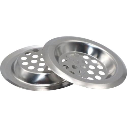 10pcs Sink Strainer Stainless Steel Flume Filter Sundries Drain Hole Strainer Mesh Trap Bathtub Wash Basin Kitchen Gadget