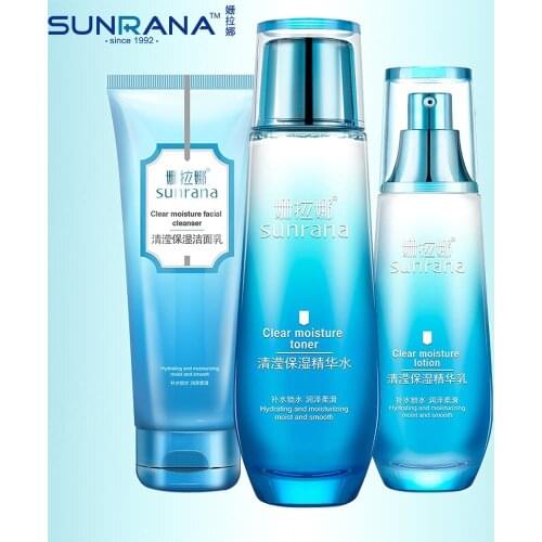 SUNRANA Moisturizing Clear Moistrue Toner Essence Water Lotion Facial Cleanser Hydration Soothing Repair Skin