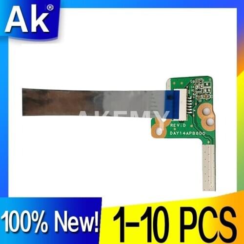 1-10 PCS New Akemy original laptop power button board For HP Pavilion 14-P 15-P 17-P DAY14APB6D0 switch board with cable