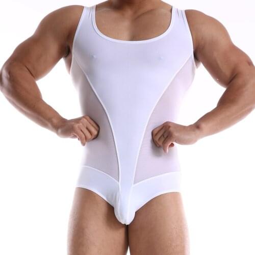 Mens Bodysuit Corset High Elasticity One-piece Clothing Shapers Slim Corrective Body Sculpting Pulling Underwear Jumpsuits