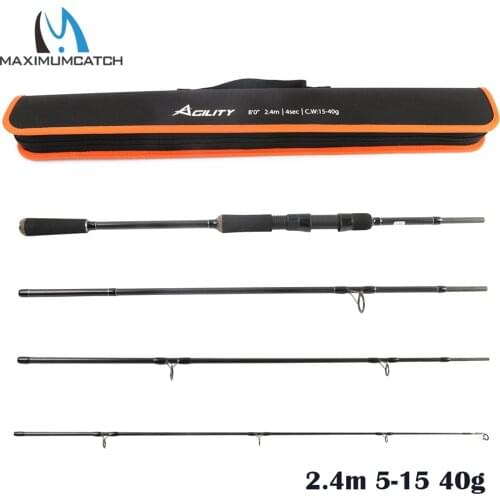 Maximumcatch 2.4M Lure Weight 15-40g Spinning Fishing Rod For Lure Fishing