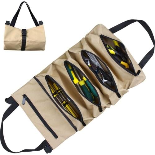 Multi-functional Roll Up Heavy-duty Oxford Cloth Bag Tools Hung Bag Tool Storage Bags