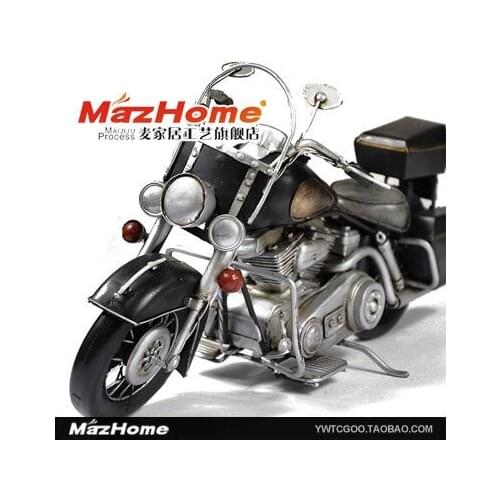 New retro motorcycle model handmade iron crafts ornaments practical gifts home