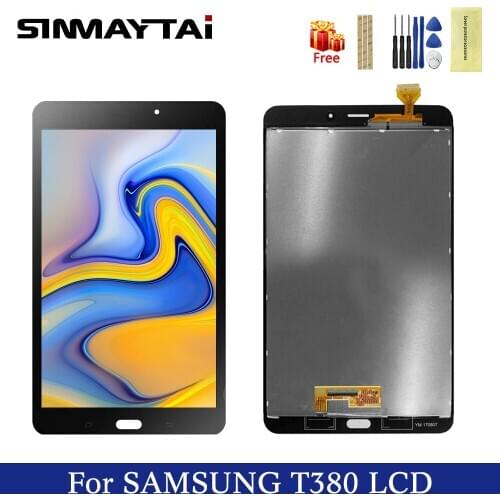 New 8.0 For Samsung Galaxy Tab A 8.0 2017 SM-T380 SM-T385 T380 Touch Screen Digitizer Glass Lcd Display assembly Replacement