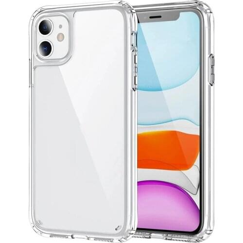ZUIDIDClear Hybrid Acrylic Phone Case For iPhone 11 12 Pro Max XS X XR XSMAX 8 7 6 6S Plus SE2020 12MIMI 11Pro Transparent Cover