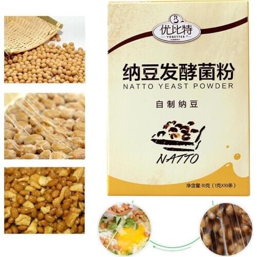 10g Natto Yeast Starch Powder Fermentation Starter Safe Baking For Home Powder Powder Natto Leaven Homemade Yeast L3R0