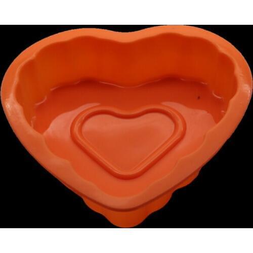 Heart-shaped Cake Decorated Silicone Mold Chocolate Candy Turn Sugar Wedding Decoration Baking Molding