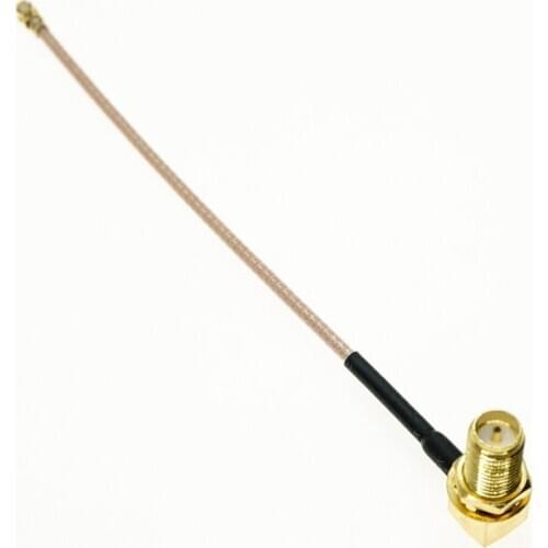 U.FL/IPX IPX to RP-SMA Female Jack Right Angle connector Antenna WiFi Pigtail Cable ufl ipex RG178 Mini PCI
