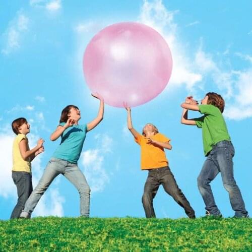 3 Sizes Magic Bubble Ball Elastic Ball Water Injection Giant Balloons Kids Toy Fun Party Childrens Outdoor Activitie Game Ball