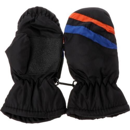 1 Pair Baby Mitten Winter Boys Girls Outdoor Warm Gloves Waterproof Windproof suitable for 2-5year kids