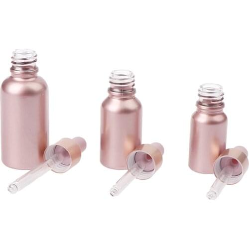 1PC 10ml/15ml/30/ml Dropper Bottle Essential Oil Perfume Bottles Refillable Empty Container For Massage Pipette Bottles