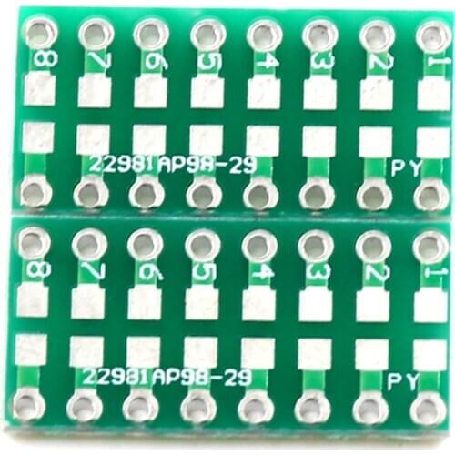 10pcs 0805 0603 0402 to DIP Transfer Board DIP Pin Board Pitch Adapter