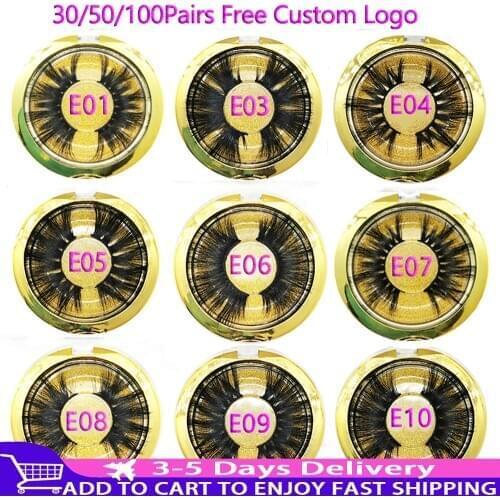 30/50/100 Pairs 25mm Lashes Vip Momo Eyelashes 3D Mink Lashes Handmade Dramatic Lashes Cruelty Free Mink Lashes Free Custom Logo