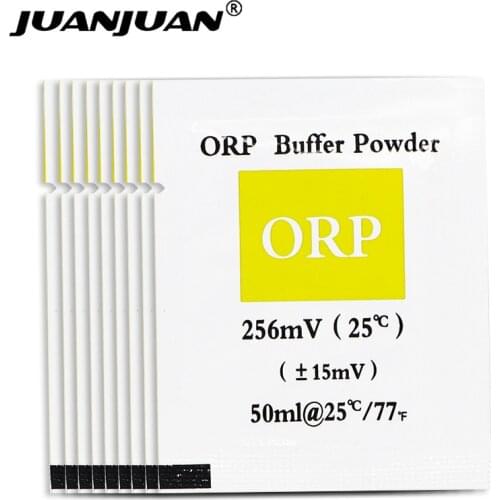 5/10pcs ORP Calibration Buffer Powder 256mV Redox Potential Analyzer Test Pen Correction ORP Calibration Solution 30% off