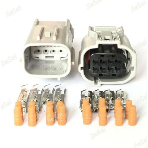 8 Pin 12520 12519 6189-1240 6188-0779 Auto Reversing Radar Plug Fuel Injector Socket Automotive Connector For Toyota Car