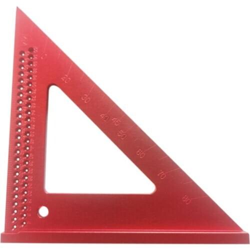 90Degrees Woodworking Triangle Line Ruler Precision Hole Scriber Measuring Gauge