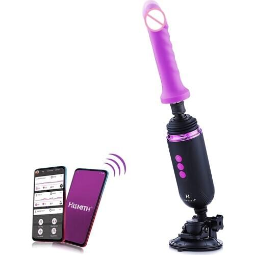 Hismith automatic sex machine Rechargeable Programmable, Hand-held Sex machine Capsule Multiple Speeds sex machines for adults