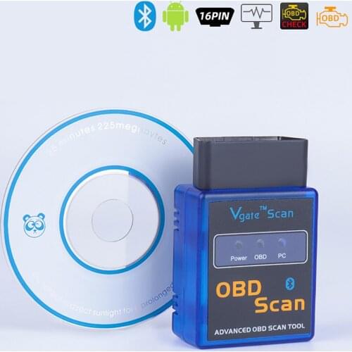 Vgate Mini ELM327 Bluetooth OBD2 V2.1 ELM 327 OBD 2 Car Diagnostic Tool ELM327 Auto Code Reader Diagnostic Tool OBD II Scanner