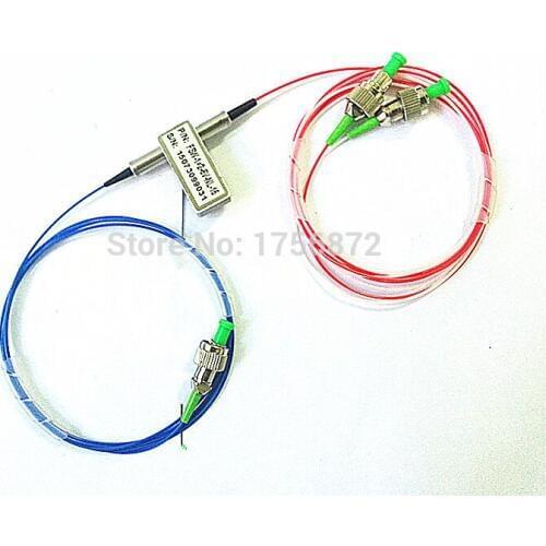 Free Shipping High reliability 1x2 Mechanical Fiber Optic Switch FC/APC Connector