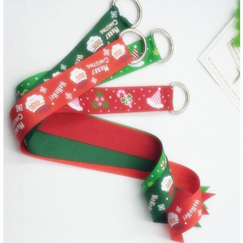 DHL Free shipping 100pcs Christmas Green Red Ribbon Bows Holder Hair Clip Organizer