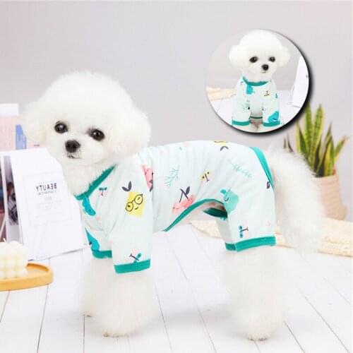 Designer Dog Clothes for Small Dogs T-Shirt Pajamas Jumpsuit Clothing for French Bulldog Pomeranian Chihuahua Puppy Pet Clothes