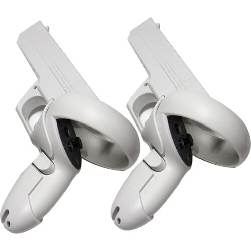 VR Shooter Games Handle For Quest 2 Stock Controller Handle Grip Enhanced FPS Gaming Experience For Quest 2 Case