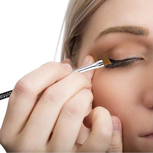 Eyebrow Brush Single Beveled Wooden Handle Eyebrow Brush Eye Powder Foundation Brush Eyebrow Makeup Brush