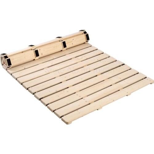 Bedboard hardwood mattress solid wood waist bed frame row skeleton protection spine wood mattress pine folding m long