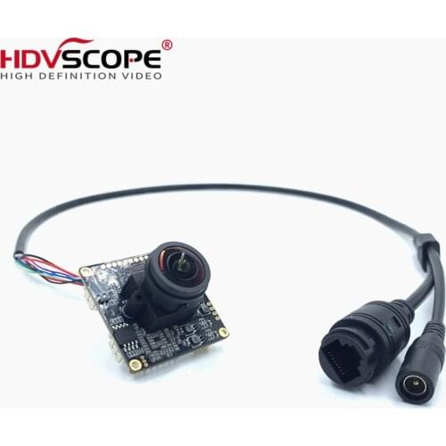 Starlight 8MP IP camera module 1/3" Ex-View 0.001 Lux 8MP 4K High Definition 3840*2160 Pixel 1.55mm panomorph 360 fisheye Lens