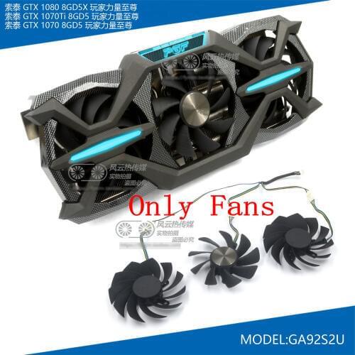 New Original for ZOTAC GTX1080 GTX1070Ti GTX1070 PGF Graphics card cooler fan