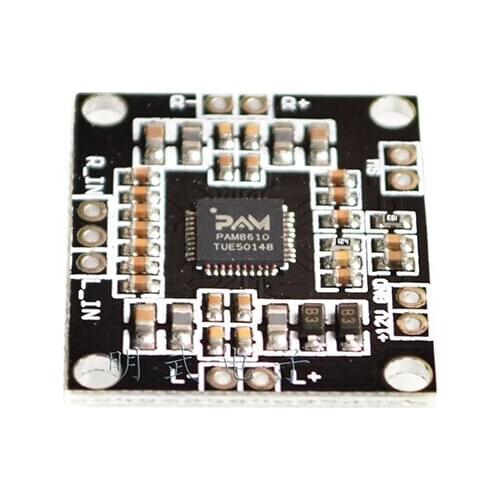 PAM8610 2x15W Power Amplifier Board Digital Two-Channel Dual Channel Stereo Class Power Amplifier Board Miniature Module 7V-15V