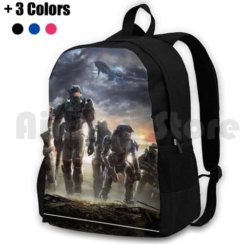 Remember Reach Outdoor Hiking Backpack Waterproof Camping Travel Unsc The Future Of Humanity Mayor League Gaming Mlg Is Coming