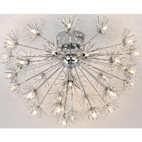 Nordic Chandelier for Kitchen Dining room Bedroom Tree Branch Chandelier K9 Crystal G4 LED Ceiling Lamp Fixures