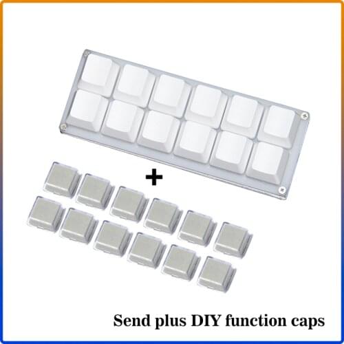 Programmable Keyboard 12Keys New USB Macro Programming Mechanical Keyboard Custimize DIY For Game Drawing Media player Win