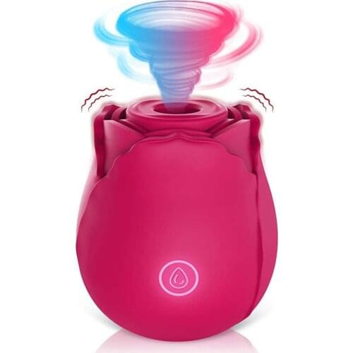 Rose Shaped Womens Masturbator 10 Frequency Usb Charging Vibration Massager Adult Erotica Products For Women