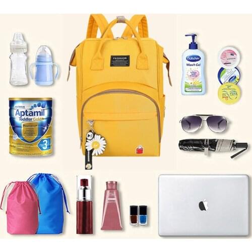 Diaper Bag Mummy Baby Care Nappy Bag Large Capacity Waterproof Maternity Nursing Backpack Travel Baby Bags